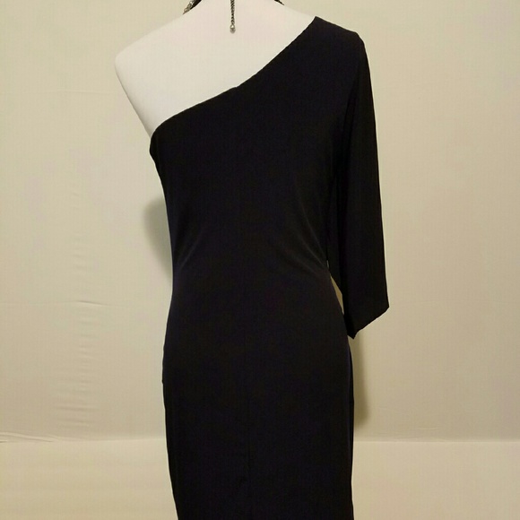 ENFOCUS STUDIO Navy Drape Blue Dress - Picture 3 of 3